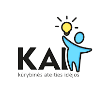 ASOCIACIJA KURYBINES ATEITIES IDEJOS Lithuania logo Lota's box logo
