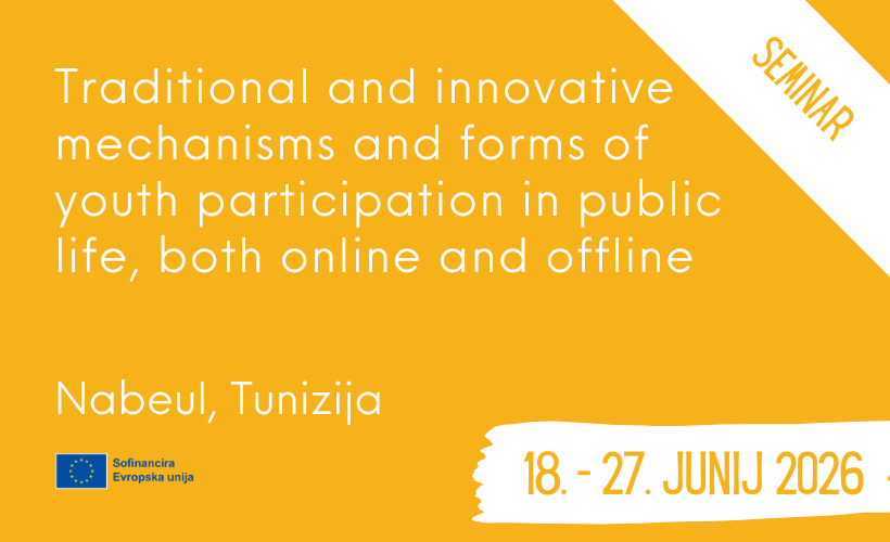 2026 Traditional and innovative mechanisms and forms of youth participation in public life, both online and offline SLO Projekt BONTS